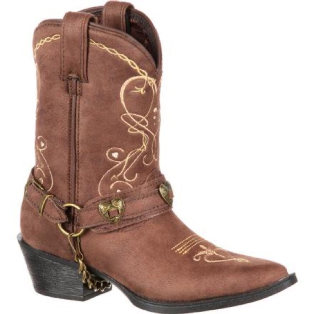 DURANGO LITTLE KID LIL' CRUSH HEARTFELT WESTERN BOOT 8.5